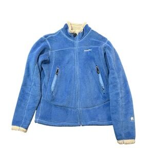 Vintage 90s Patagonia R4 Regulator Fleece Jacket Womens Small Blue Full Zip USA